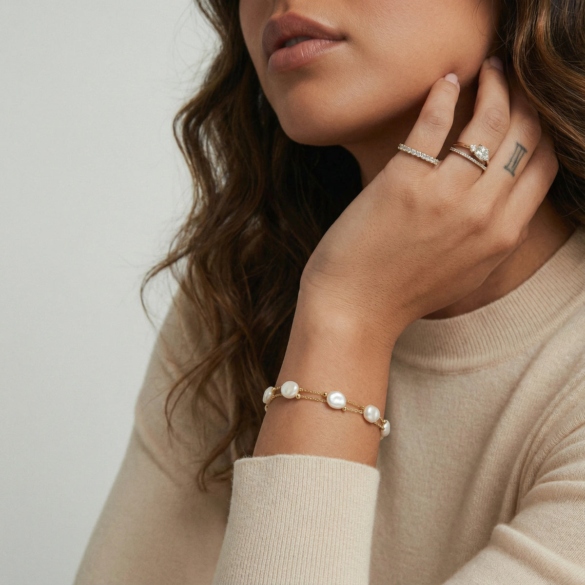 Barokperle Armbånd